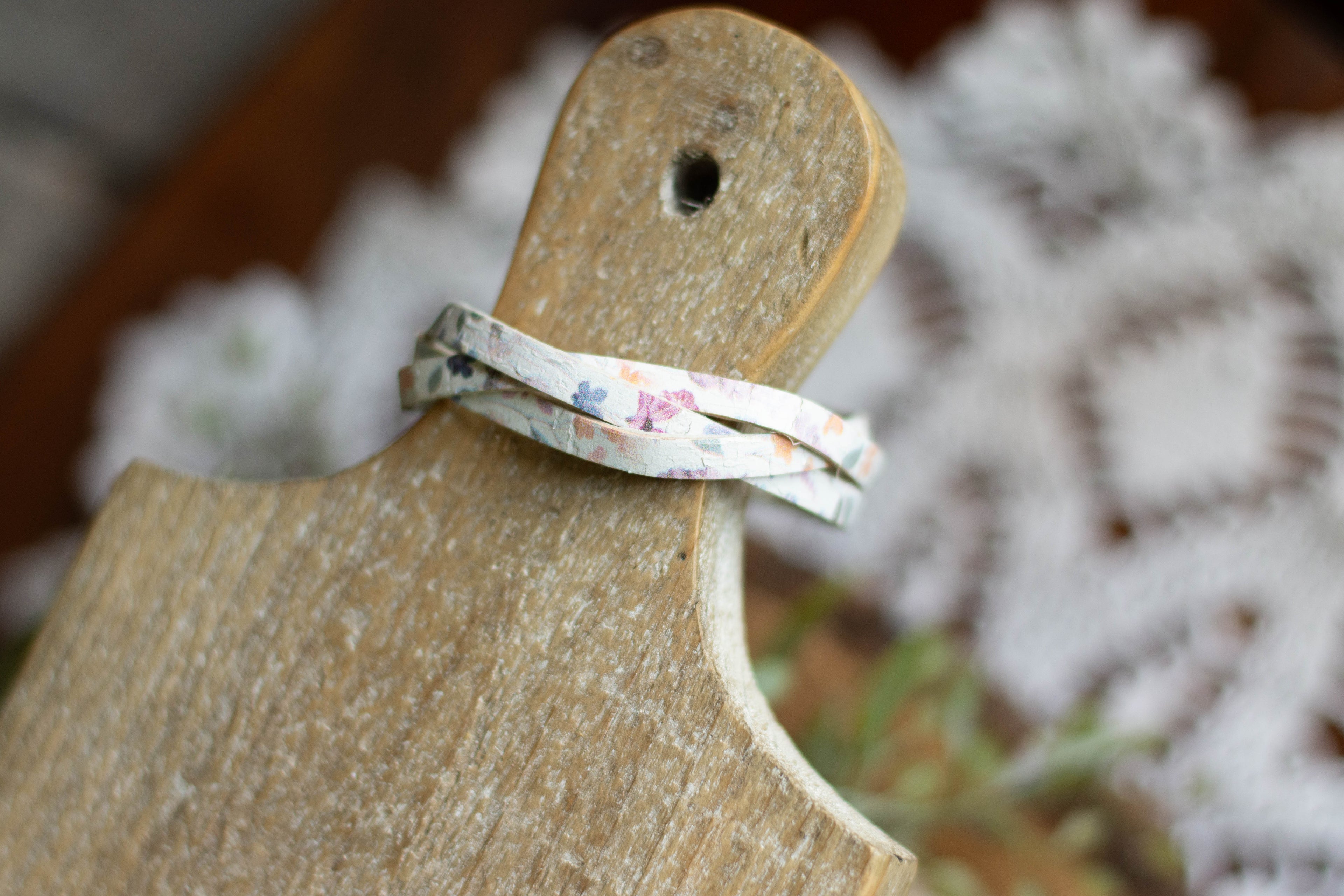 S/M Loose Braid- Prairie Watercolor Floral