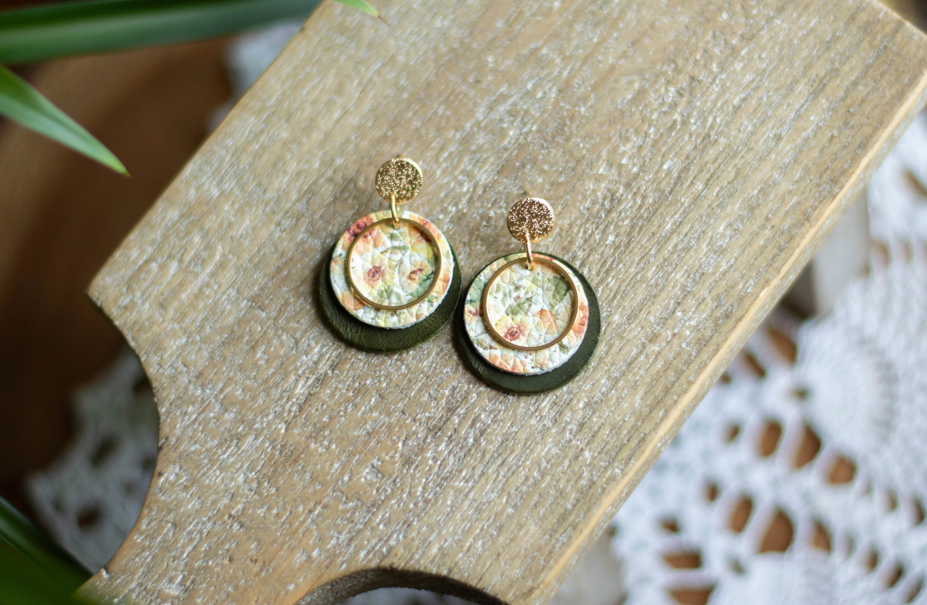 Sunflower Floral Circles