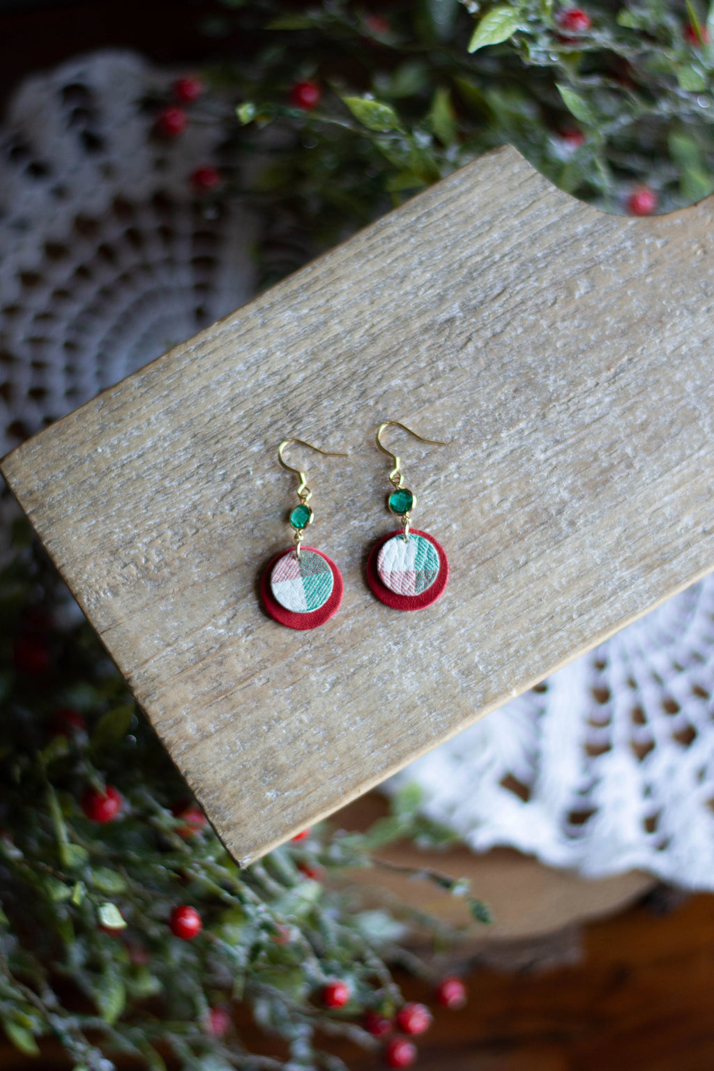 Mini Hollowday Plaid Circles