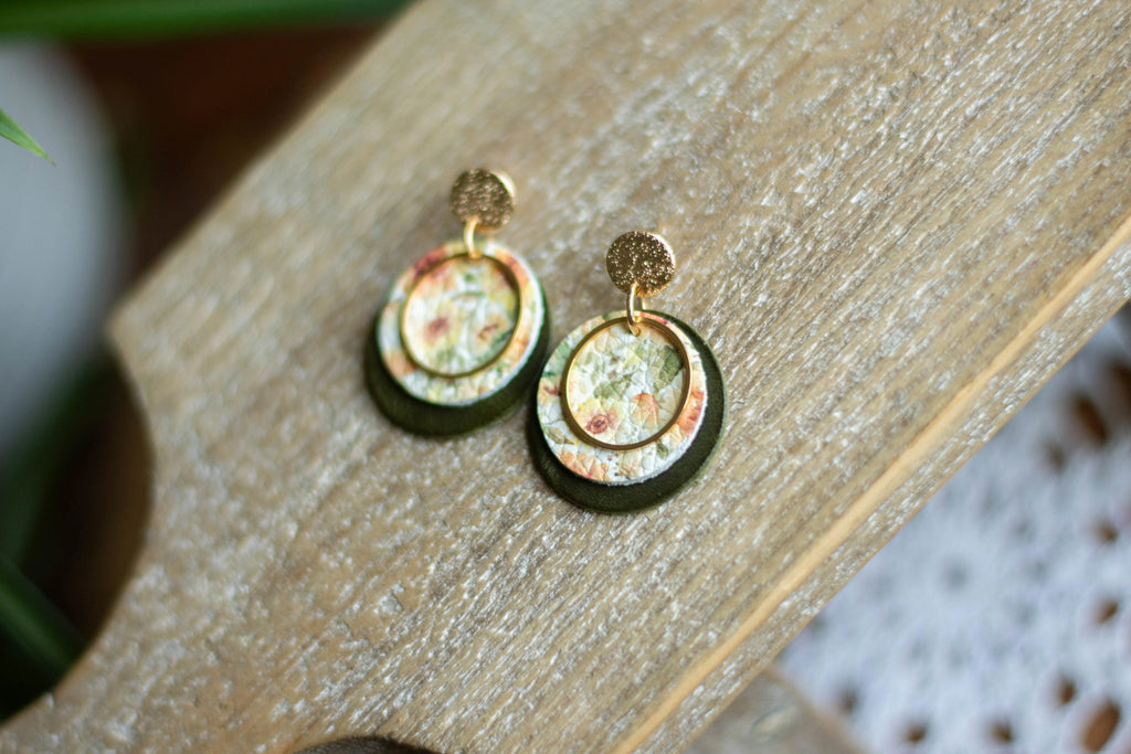 Sunflower Floral Circles