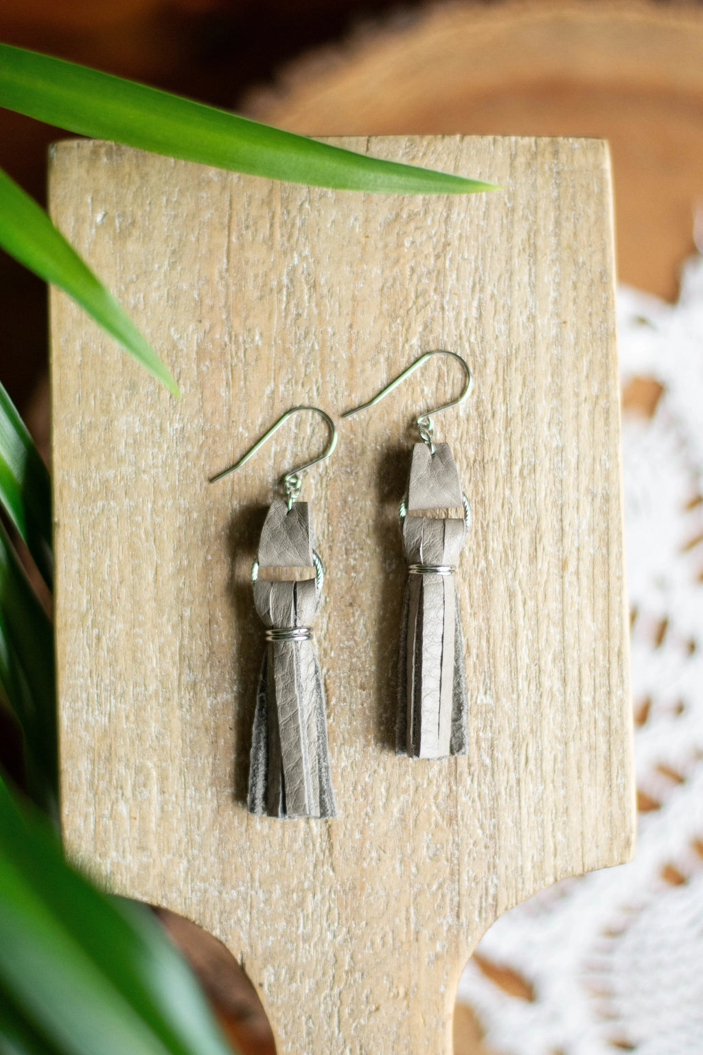 Gray Tassel