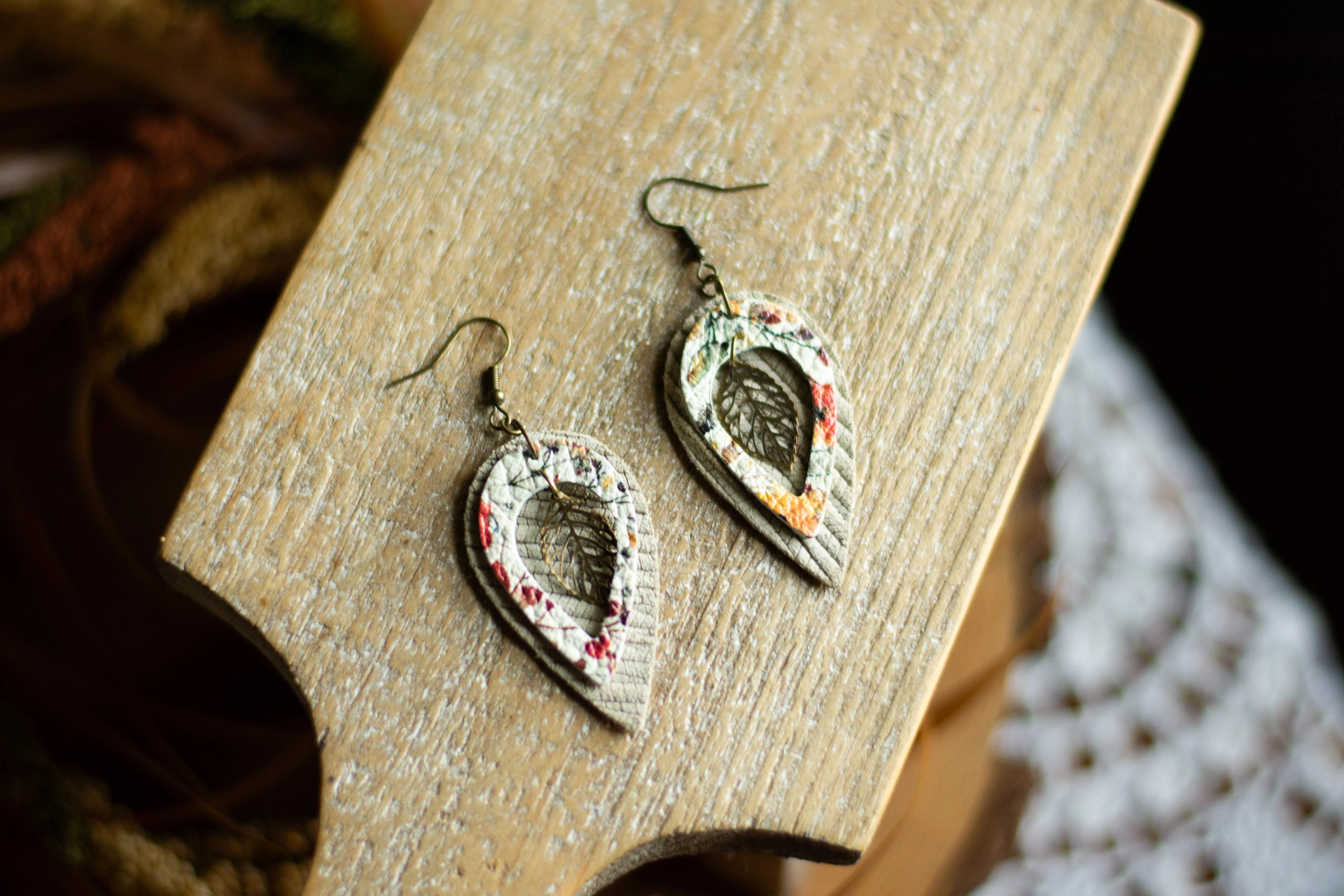 Harvest Watercolor Peek-a-Leafdrop