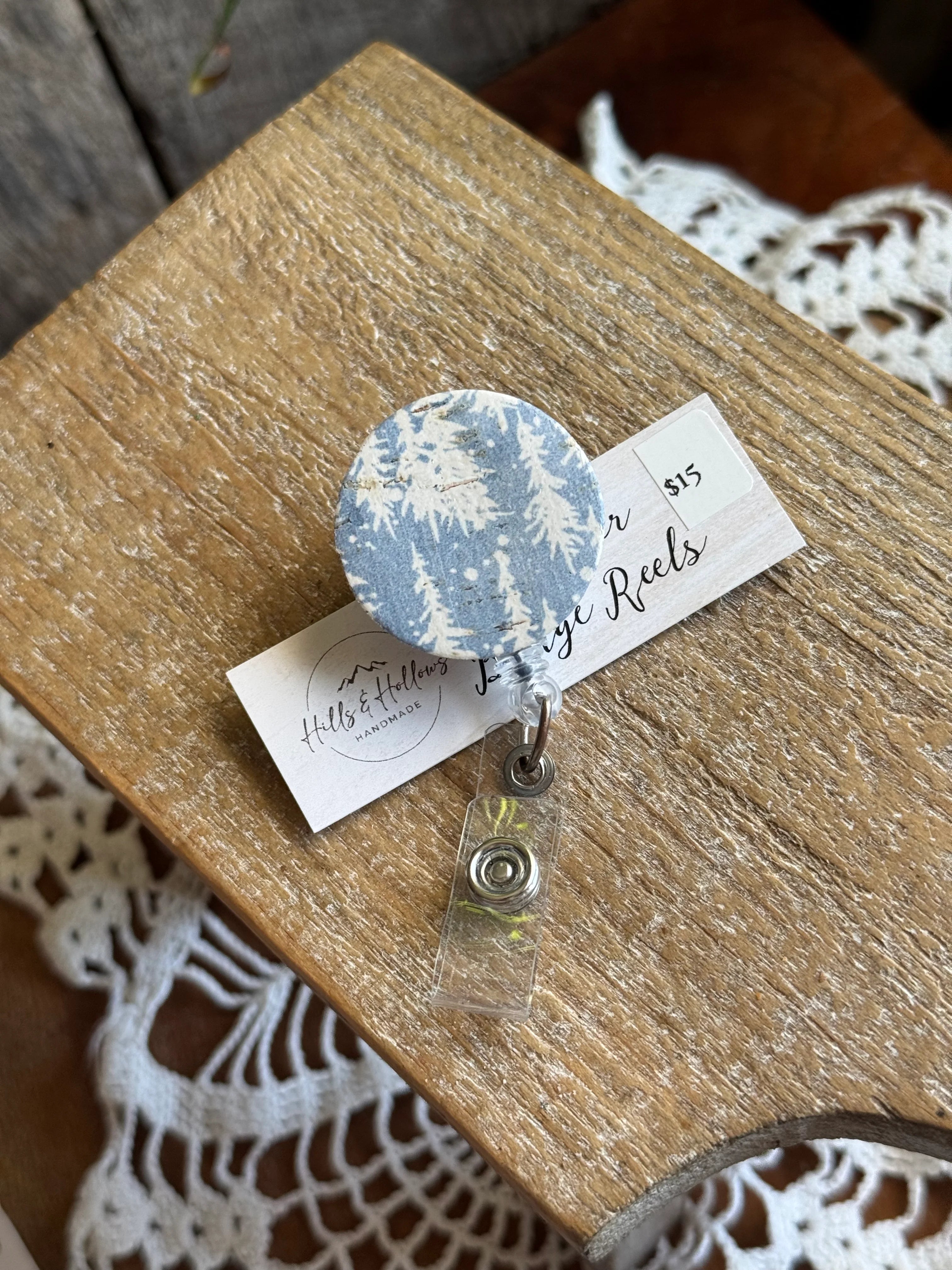 Winter Trees Badge Reel
