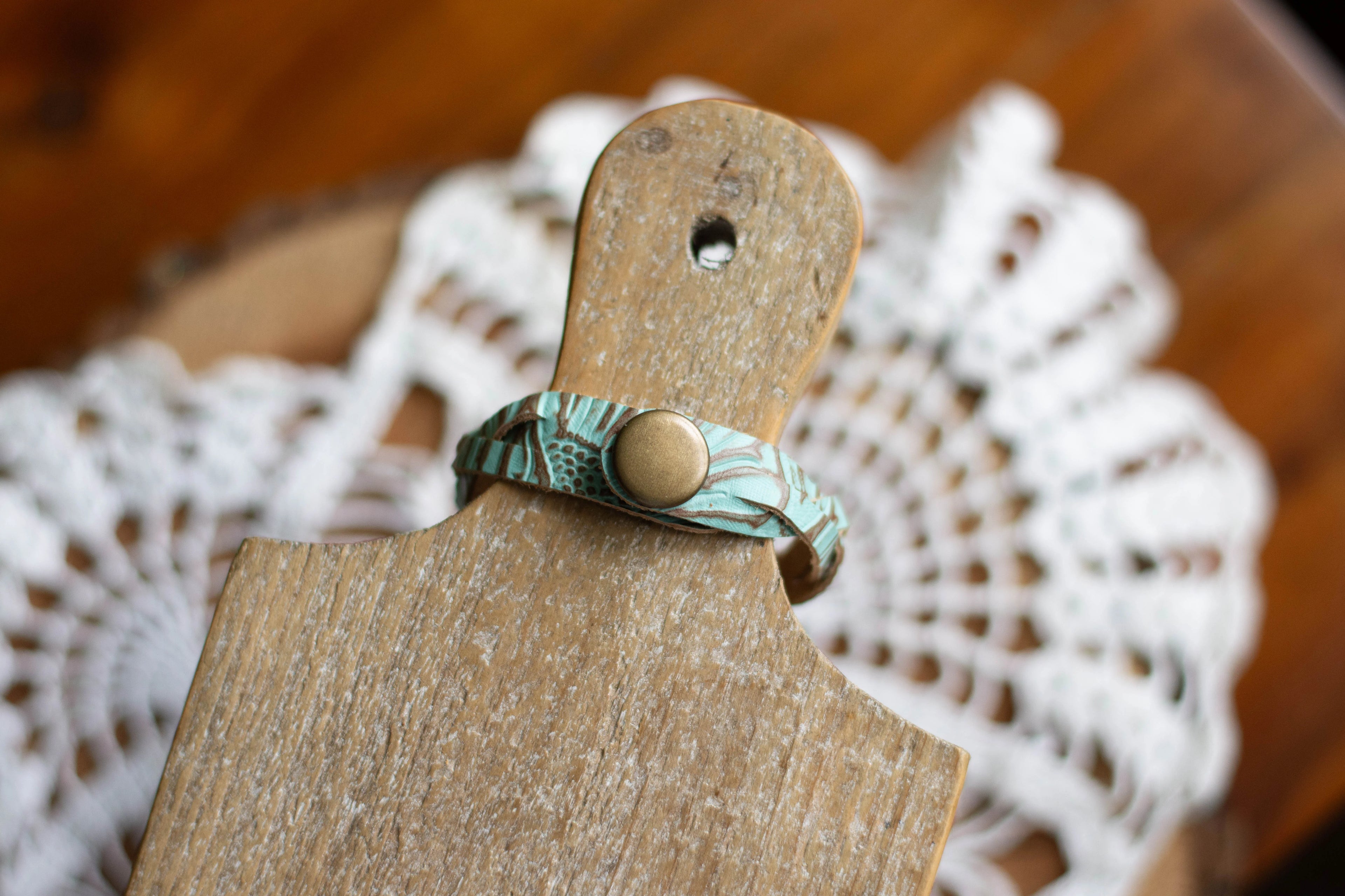 S/M Western Tooled Bracelet | Full Braid