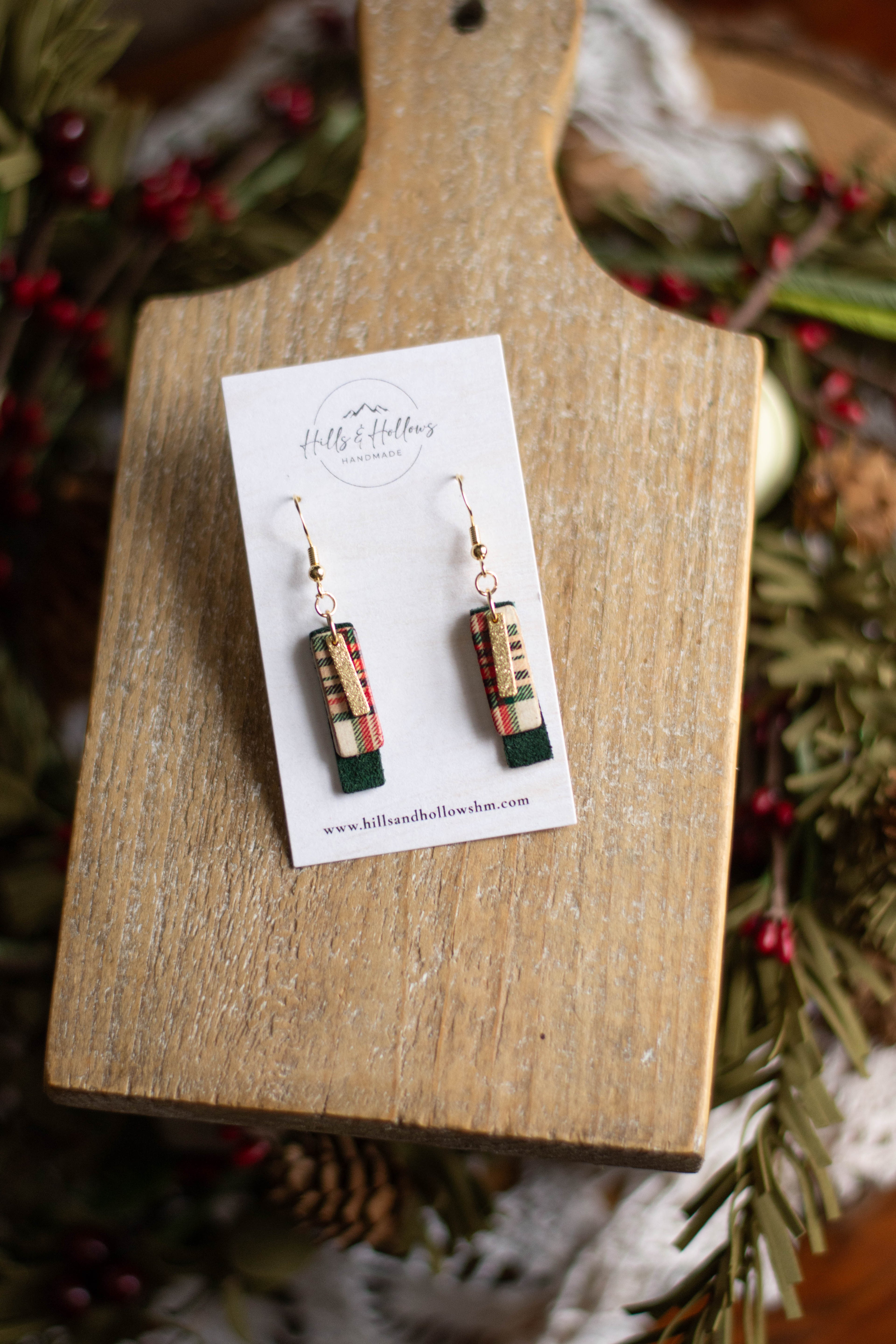 Christmas Plaid Strips