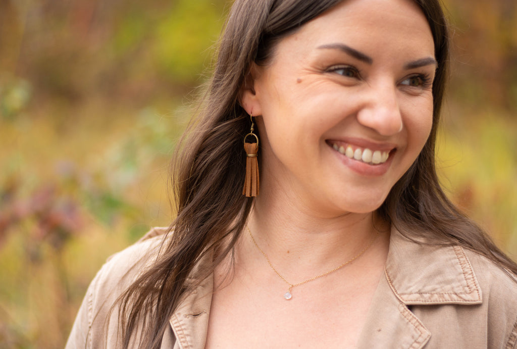 Oil Tanned Leather Tassel