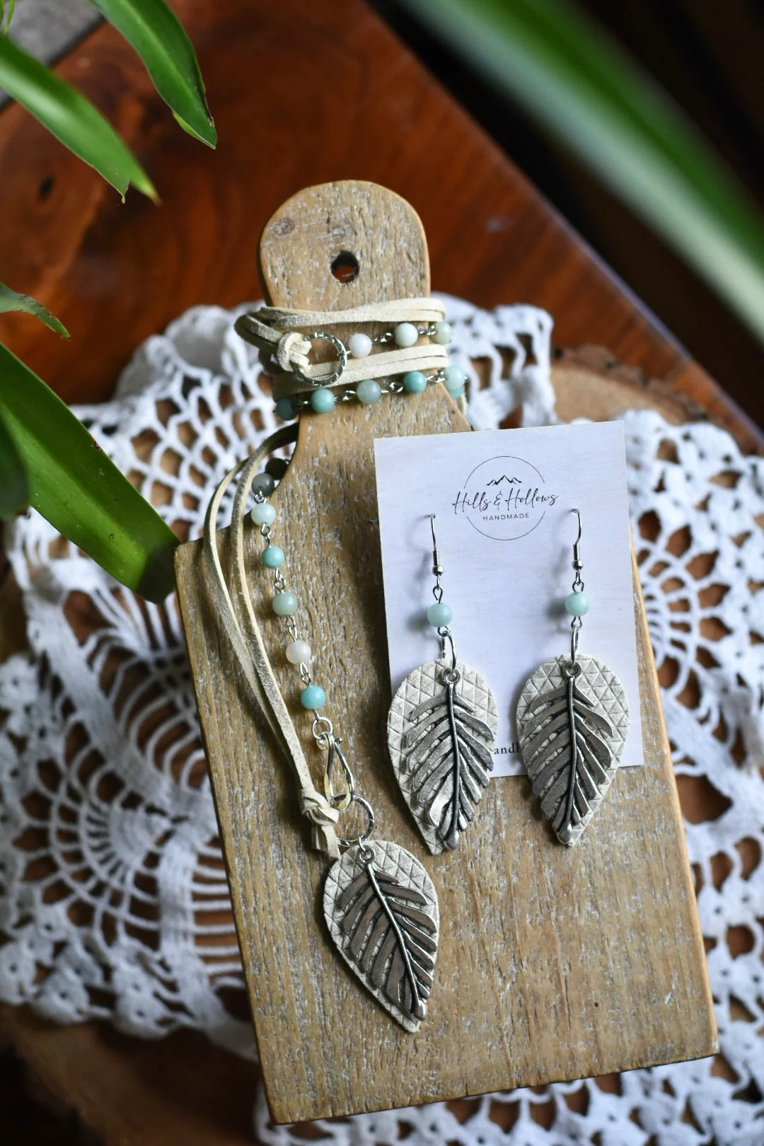 Silver Leaf Necklace