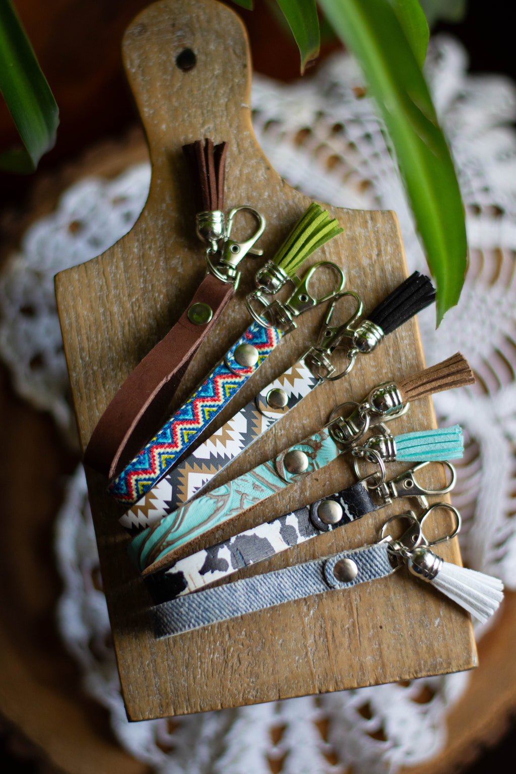 Leather Keychains