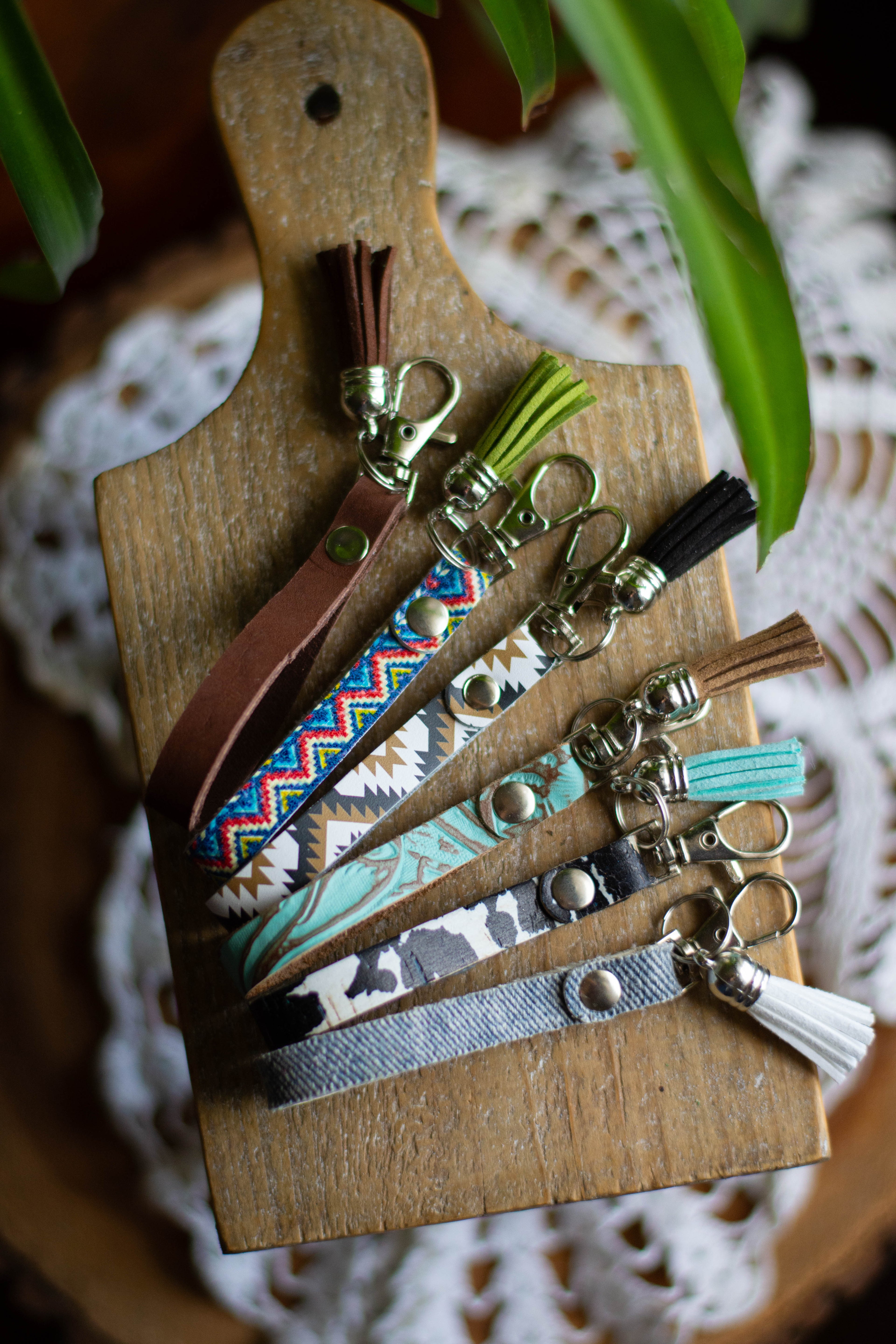 Leather Keychains