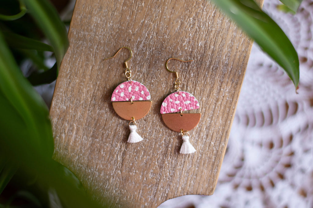 Doodle Dot Tassel Dangle