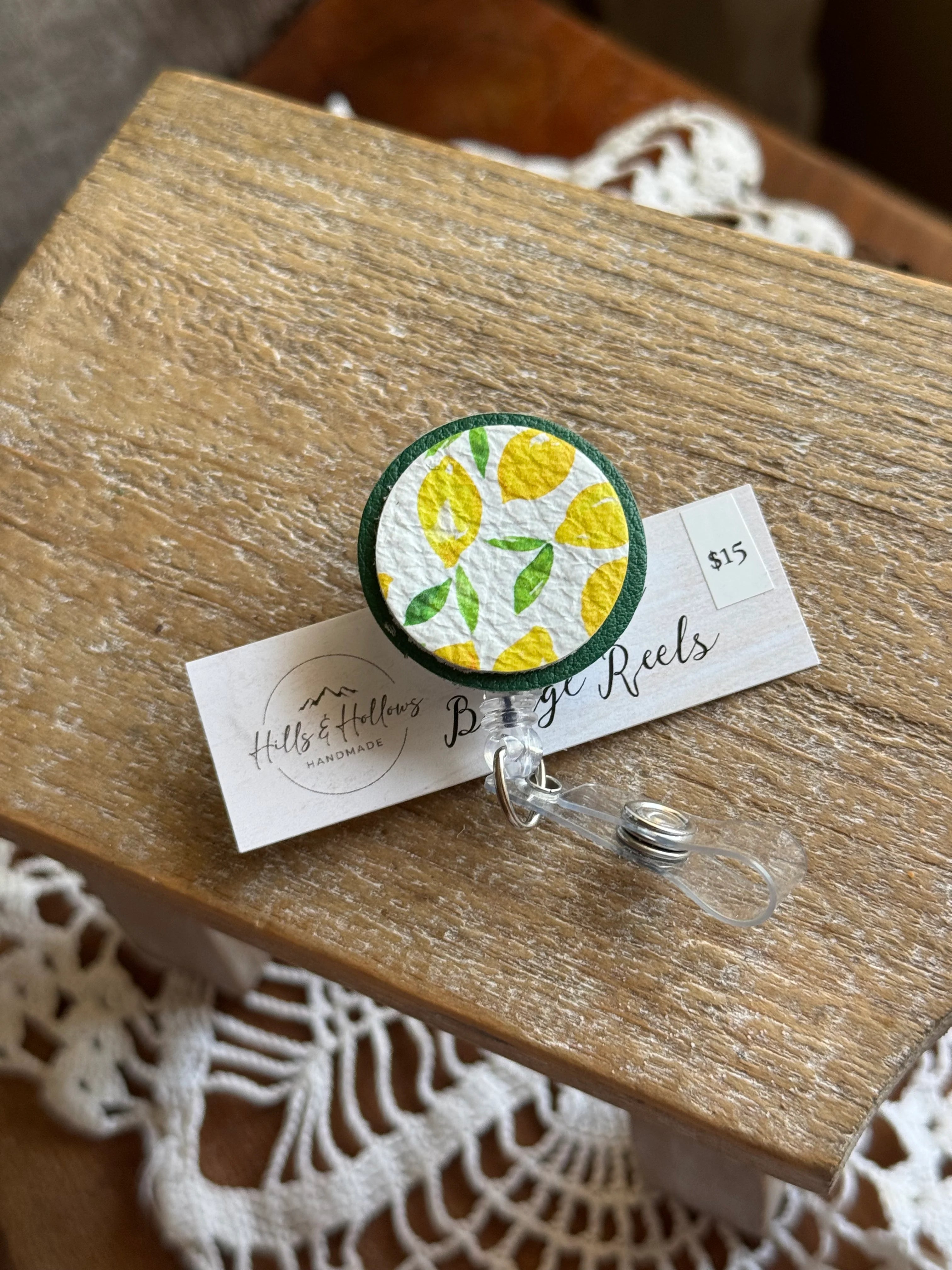 Lemon Badge Reel