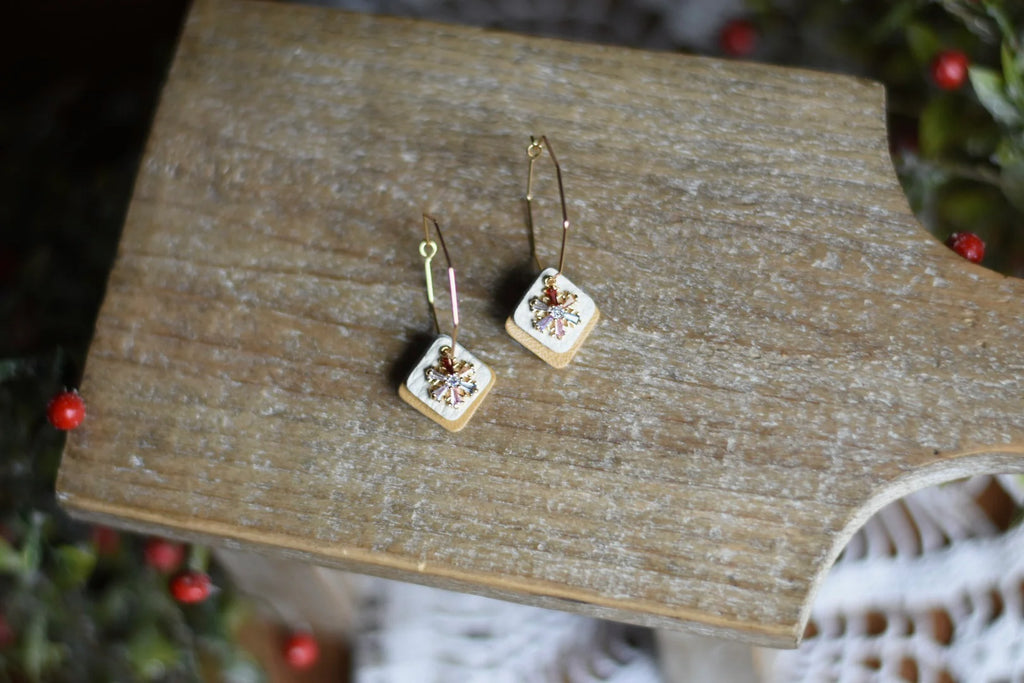 Multi-Colored Snowflake Dangle